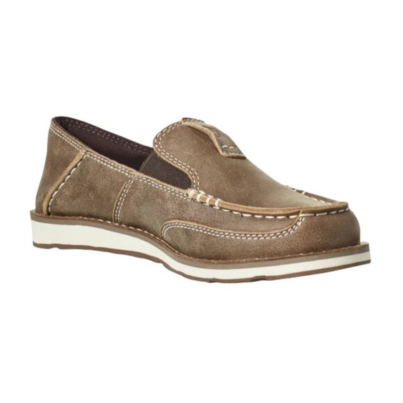 Ariat Youth Cruiser Brown Bomber Slip On Shoe 10035859 SIZE 3C - Picture 2 of 4